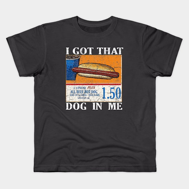 Vintage I Got That Dog In Me Xmas Kids T-Shirt by thexsurgent